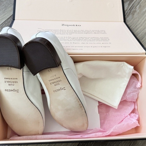 Repetto Zizi Oxfords Shoes White Sz39 US8 - Picture 2 of 5